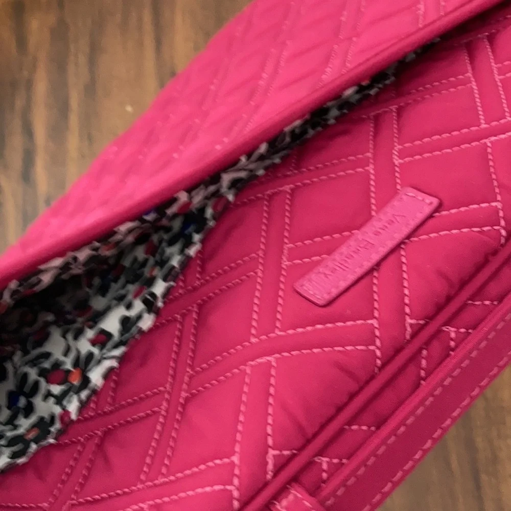 NEW Vera Bradley Laptop Organizer Case Slip Holder Passion Pink Office NWOT